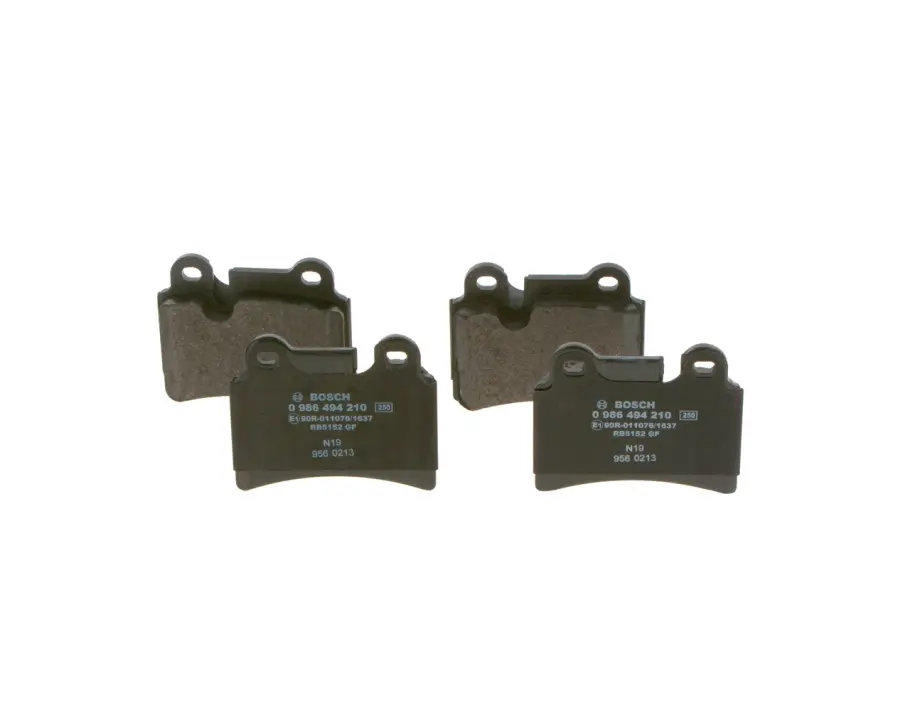 Колодки гальмівні (задні) VW Touareg 02-10 0 986 494 210 BOSCH 0-986-494-210 (фото 1)
