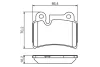 Колодки гальмівні (задні) VW Touareg 02-10 0 986 494 210 BOSCH 0-986-494-210 (фото 7)
