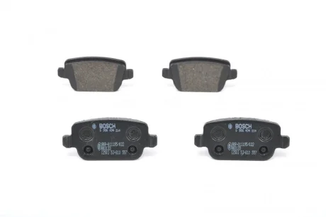 Колодки гальмівні (задні) Ford Kuga 08-/Mondeo IV 07-15 (TRW) 0 986 494 214 BOSCH 0-986-494-214