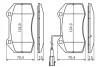 Колодки гальмівні (передні) Fiat Doblo MPV 1.6 16V 01- 0 986 494 228 BOSCH 0-986-494-228 (фото 7)
