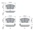Колодка гальм. диск. OPEL INSIGNIA 1.6-2.8 08-; SAAB 9-5 2.0TTID 10 - передн. (вир-во Bosch) BOSCH 0-986-494-279 (фото 7)