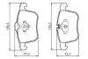 Колодки гальмівні (передні) Opel Vectra C 02-08/Signum 03-08/Saab 9-3 02-15 0 986 494 280 BOSCH 0-986-494-280 (фото 2)