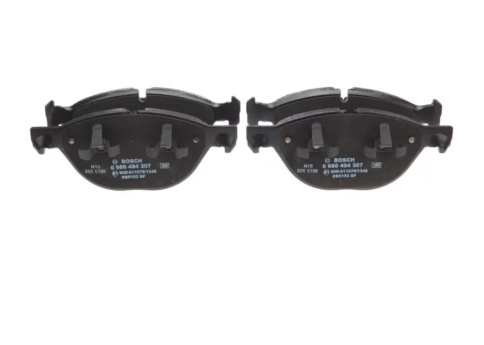 Колодки гальмівні (передні) BMW X5 (E70/F15/F85) 06-/X6 (E71/E72/F16/F86) 08- 0 986 494 307 BOSCH 0-986-494-307 (фото 1)