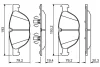 Колодки гальмівні (передні) BMW X5 (E70/F15/F85) 06-/X6 (E71/E72/F16/F86) 08- 0 986 494 307 BOSCH 0-986-494-307 (фото 7)