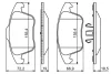 Колодка гальм. диск. CITROEN C4, C4 PICASSO передн. (вир-во Bosch) BOSCH 0-986-494-324 (фото 7)