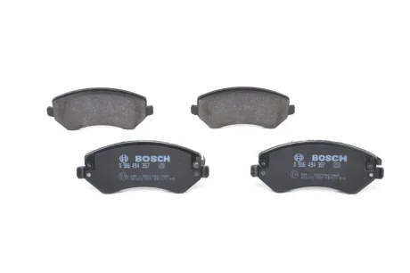 Колодки гальмівні (передні) Chrysler Voyager/Jeep Cherokee/Dodge Caravan 00-08 0 986 494 357 BOSCH 0-986-494-357