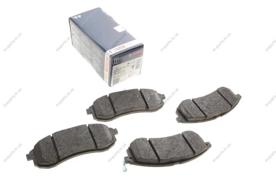 Колодки гальмівні (передні) Mitsubishi L200 2.5 TD 92-15 0 986 494 362 BOSCH 0-986-494-362 (фото 1)