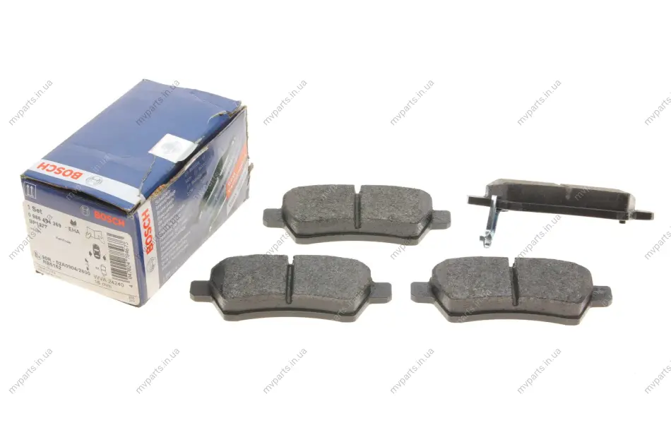 Колодки гальмівні (задні) Nissan Pathfinder III 05- 0 986 494 369 BOSCH 0-986-494-369 (фото 1)