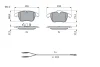 Колодки гальмівні (передні) Citroen C5 08-/Peugeot 407 04-/508 10-18 0 986 494 371 BOSCH 0-986-494-371 (фото 7)