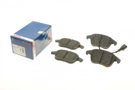Колодки гальмівні (передні) Audi Q3 11-18/VW Passat Tiguan 07-18/Sharan 10-(+датчик) 0 986 494 372 BOSCH 0-986-494-372