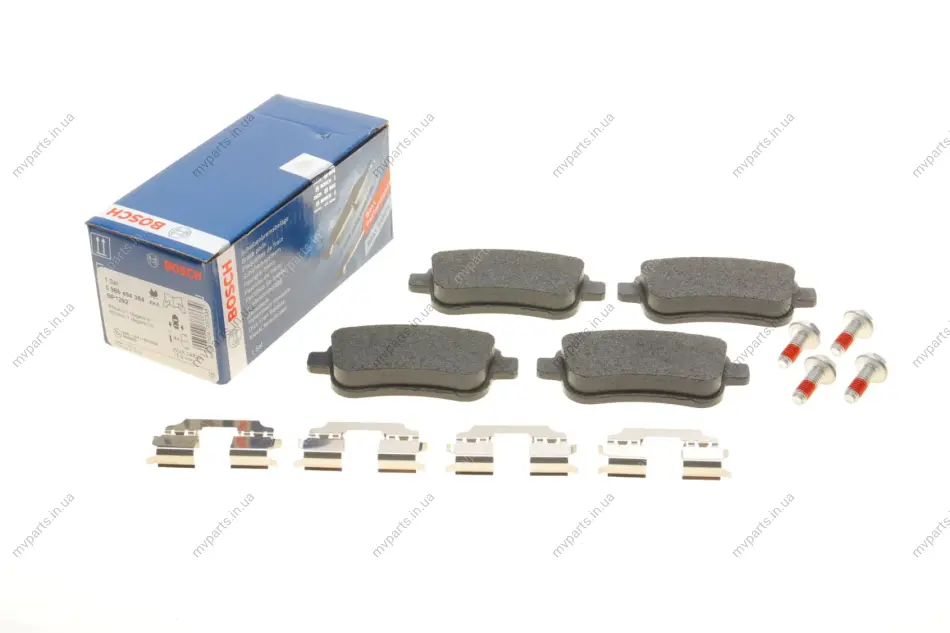 Колодки гальмівні (задні) Renault Fluence/Megane/Scenic 08- 0 986 494 384 BOSCH 0-986-494-384 (фото 1)