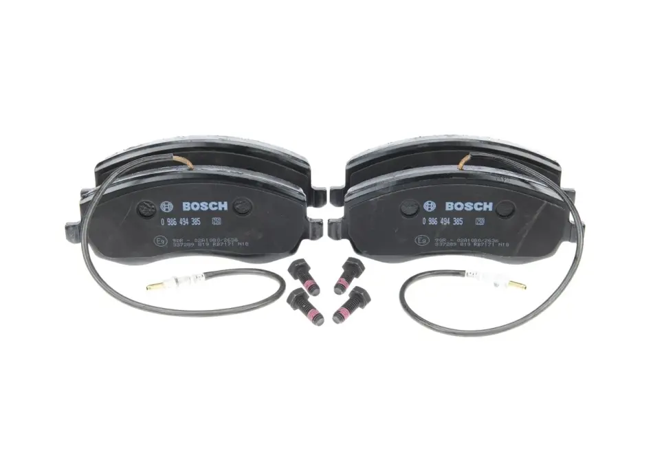 Колодки гальмівні (передні) Citroen C8/Peugeot 807 2.0/2.2 HDi 06- 0 986 494 385 BOSCH 0-986-494-385 (фото 1)