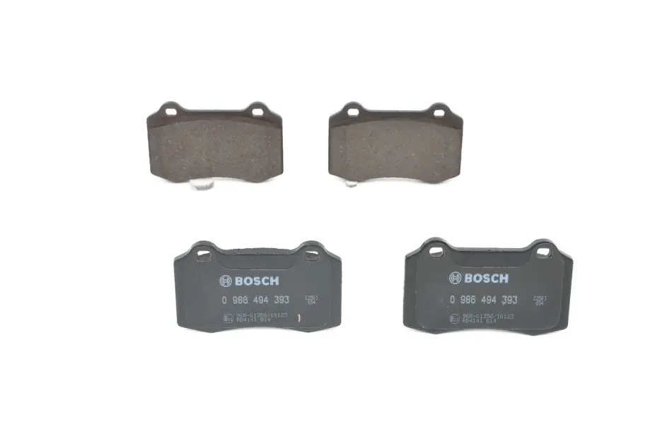 Колодки гальмівні (передні/задні) Volvo S60/V70 II 02-10/Jaguar S-Type R 4.2 V8 02-07 0 986 494 393 BOSCH 0-986-494-393 (фото 1)