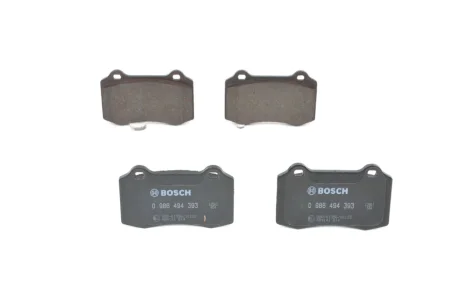 Колодки гальмівні (передні/задні) Volvo S60/V70 II 02-10/Jaguar S-Type R 4.2 V8 02-07 0 986 494 393 BOSCH 0-986-494-393