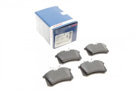 Комплект гальмівних колодок (задніх) VW Caddy III 04-/Peugeot 308 07-/Citroen C4 04- 0 986 494 399 BOSCH 0-986-494-399