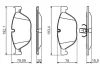 Колодки гальмівні (передні) BMW 5 (F07/F10/F11) 09-17/6 (F06/F13) 11-18/7 (F01/F02/F03/F04) 08-15 N20/N47/N52/N53/N55/N57/N63 0 986 494 429 BOSCH 0-986-494-429 (фото 5)