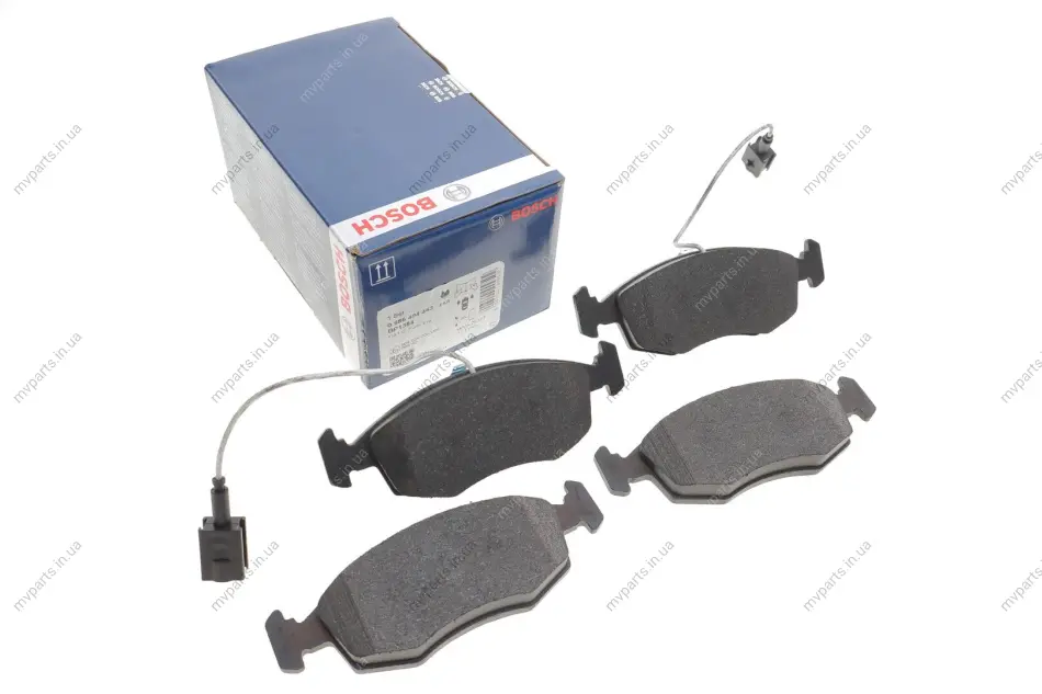 Колодки гальмівні (передні) Fiat 500/Punto 05- 0 986 494 463 BOSCH 0-986-494-463 (фото 1)
