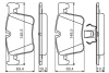 Колодка гальм. диск. BMW X3 20 DX, 20IX, BIS 10/11-, X3 35IX (F25) 2011 - передн. (вир-во Bosch) BOSCH 0-986-494-487 (фото 5)