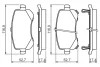 Колодки гальмівні (задні) Chrysler Grand Voyager 07-/Dodge Journey 08- 0 986 494 496 BOSCH 0-986-494-496 (фото 7)