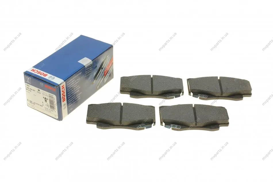 Колодки гальмівні (передні) Toyota Hilux 97-15 0 986 494 497 BOSCH 0-986-494-497 (фото 1)