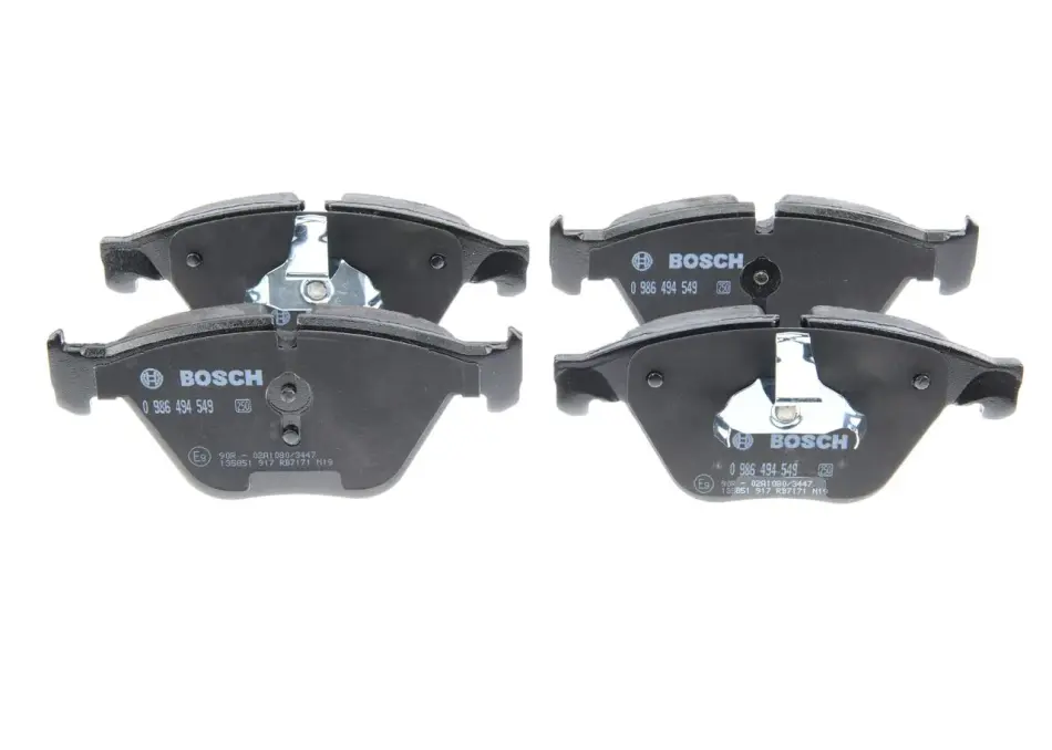 Колодки гальмівні (передні) BMW 5 (F10/F11)/6 (F06/F12/F13) 09-16 0 986 494 549 BOSCH 0-986-494-549 (фото 1)