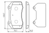 Колодки гальмівні (передні) Renault Megane III купе 2.0 R.S. 08- 0 986 494 551 BOSCH 0-986-494-551 (фото 5)