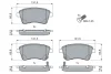 Колодки гальмівні (передні) Hyundai ix20/Kia Venga 10- 0 986 494 552 BOSCH 0-986-494-552 (фото 7)