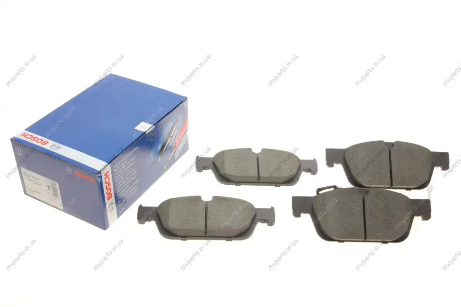 Колодки гальмівні (передні) VW T5 03-/T6 15- (з датчиком) 0 986 494 553 BOSCH 0-986-494-553 (фото 1)
