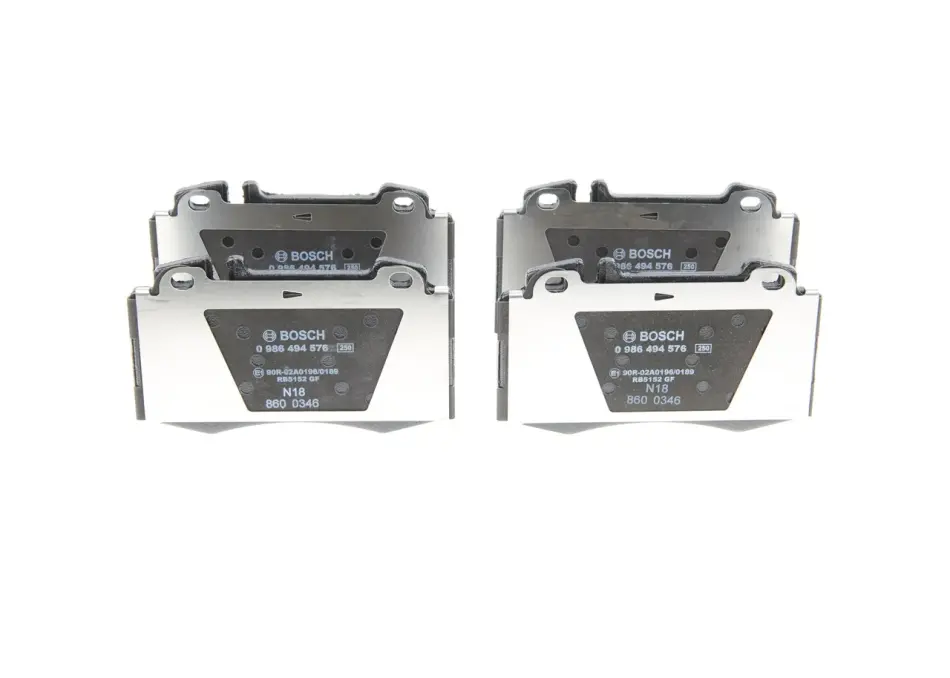 Колодка гальм. диск. MB M-CLASS (W163), S-CLASS (W220) передн. (вир-во Bosch) BOSCH 0-986-494-576 (фото 1)