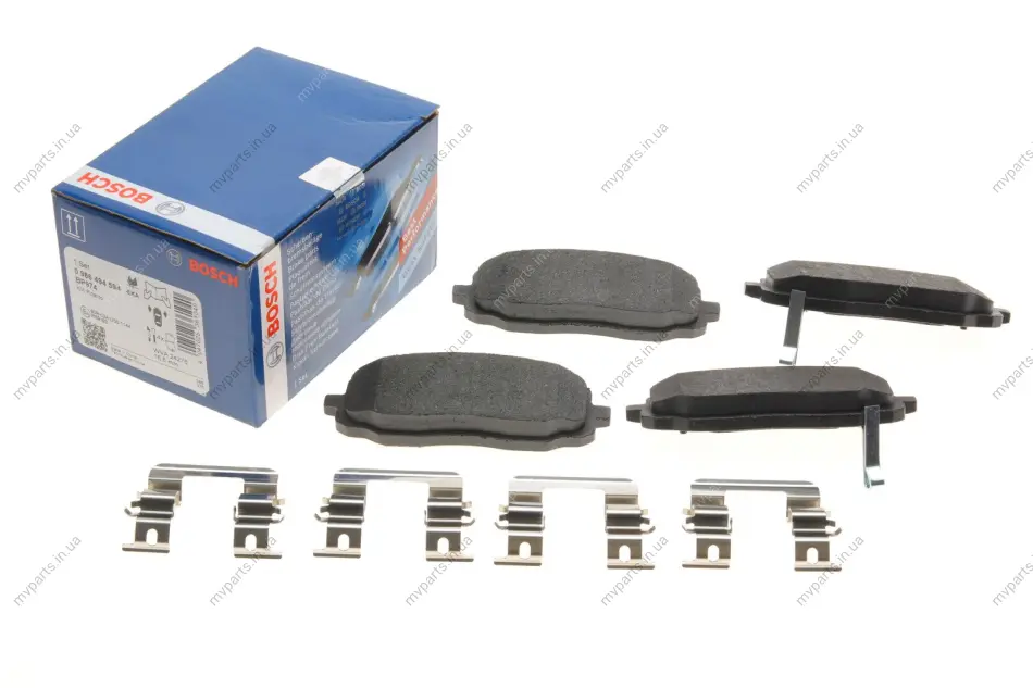 Колодки гальмівні (передні) Hyundai I10 08-/Kia Picanto 04- 0 986 494 594 BOSCH 0-986-494-594 (фото 1)