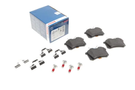 Колодки гальмівні (задні) VW Caddy III 04-/Peugeot 308 07-/Citroen C4 04- (Lucas) (87.2x53.2x16.3) 0 986 494 596 BOSCH 0-986-494-596