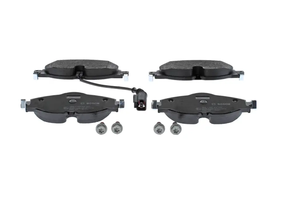 Колодки гальмівні (передні) Audi A3/Q2/Q3/Seat/Skoda Octavia/Kodiaq/VW Golf/Passat B8 12-(+датчик) 0 986 494 660 BOSCH 0-986-494-660 (фото 1)