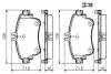 Колодки гальмівні (передні) MB A-class (W176)/B-class (W246) 11-18 0 986 494 663 BOSCH 0-986-494-663 (фото 7)