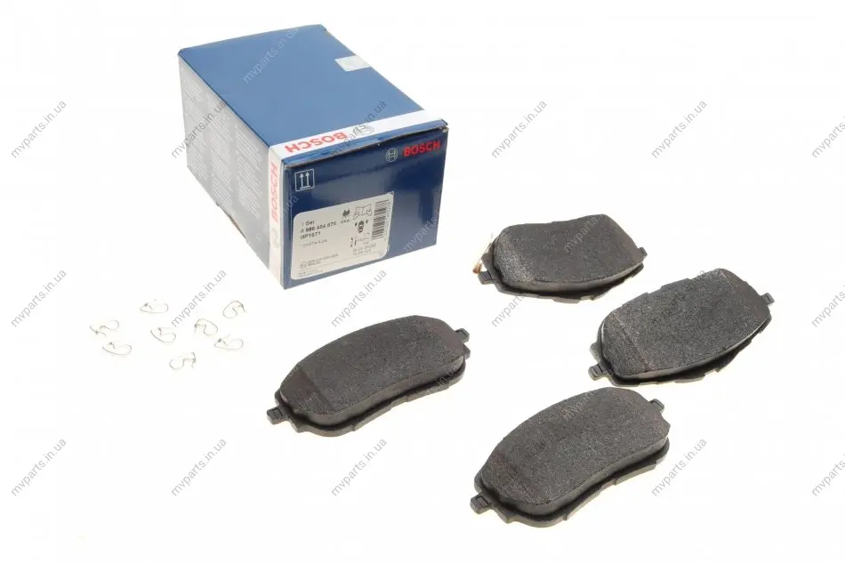 Колодки гальмівні (передні) Toyota Auris 12-18/Corolla 13-18 0 986 494 676 BOSCH 0-986-494-676 (фото 1)