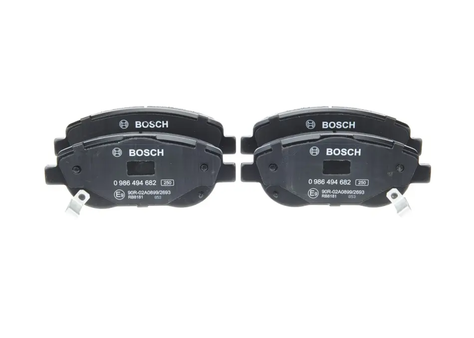 Колодки гальмівні (передні) Toyota Avensis 08-18/Verso 09-18 0 986 494 682 BOSCH 0-986-494-682 (фото 1)