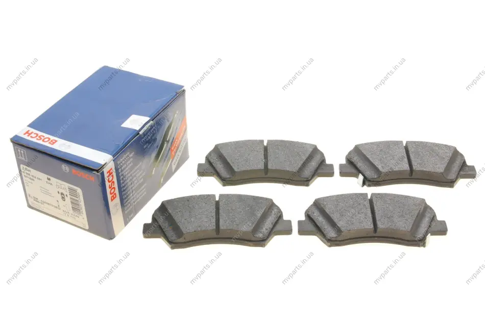 Колодки гальмівні (передні) Hyundai Elantra 10-/ i30 11-/ Kia Ceed/Cerato 12- R15 0 986 494 691 BOSCH 0-986-494-691 (фото 1)