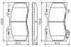 Колодки гальмівні (передні) Nissan Patrol 10- 0 986 494 693 BOSCH 0-986-494-693 (фото 5)