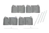 Колодки гальмівні (передні) Audi A6/A7 10-18/Q5 08-17/Porsche Macan 14- 0 986 494 694 BOSCH 0-986-494-694 (фото 1)