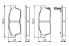 Колодки гальмівні (передні) Citroen C-Zero/Peugeot ION 10- 0 986 494 700 BOSCH 0-986-494-700 (фото 7)