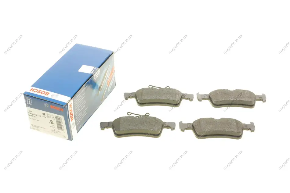 Колодки гальмівні (задні) Citroen Berlingo 18-/Peugeot 308 1.6 HDi 14- 0 986 494 715 BOSCH 0-986-494-715 (фото 1)