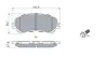 Колодки гальмівні (передні) Renault Espace V/Megane IV 15- (Akebono) 0 986 494 722 BOSCH 0-986-494-722 (фото 6)