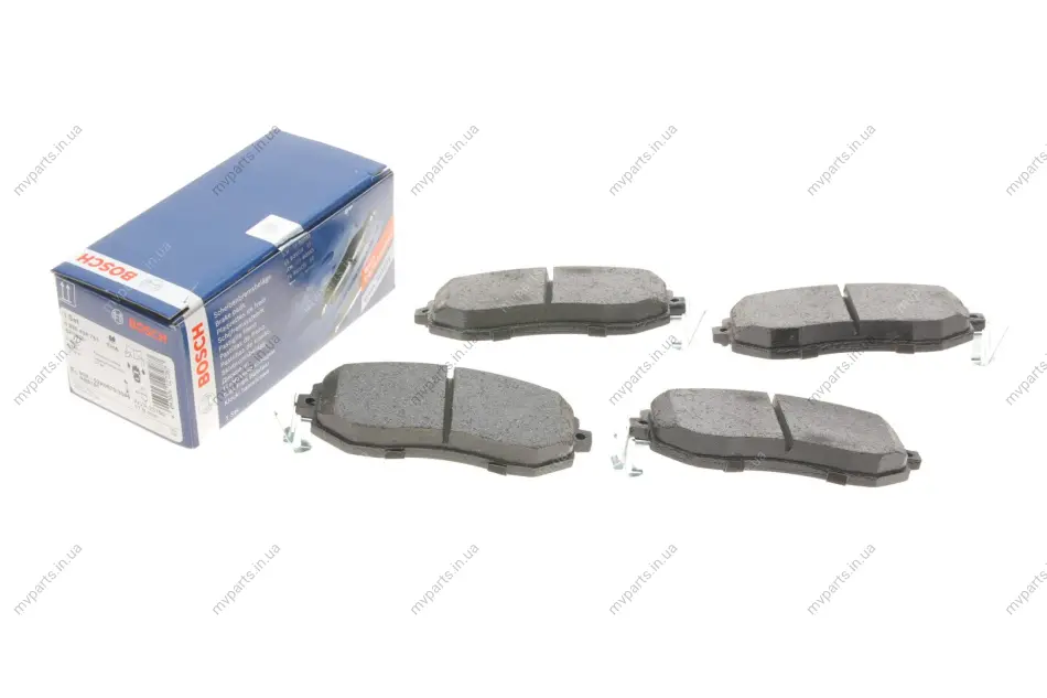 Колодки гальмівні (передні) Subaru BRZ/Forester/Impreza/Legacy/Outback/XV/Toyota GT 86 1.5-2.5 08- 0 986 494 761 BOSCH 0-986-494-761 (фото 1)