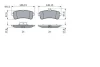 Колодки гальмівні (задні) MB C-Class (W205)/S-Class (W222)/AMG (X290) 13- 0 986 494 763 BOSCH 0-986-494-763 (фото 2)