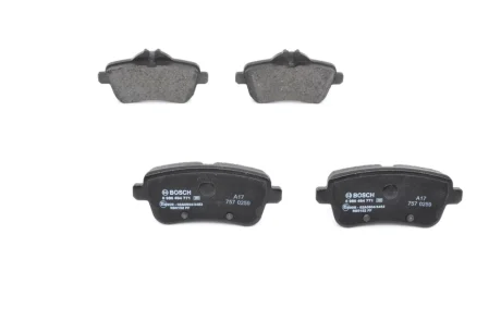 Колодки гальмівні (задні) MB M-class (W166) /GL-class (X166)/GLE (W166) AMG 11- 0 986 494 771 BOSCH 0-986-494-771