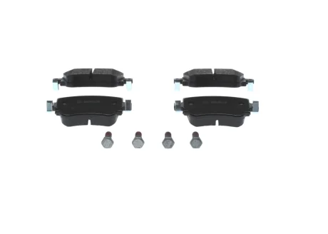 Колодка гальм. диск. SKODA OCTAVIA 1.8 2.0 2012-,SEAT LEON 2012- задн. (вир-во Bosch) BOSCH 0-986-494-797