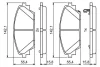 Колодки гальмівні (передні) Mazda 3 13-/CX-3 15- 0 986 494 804 BOSCH 0-986-494-804 (фото 7)