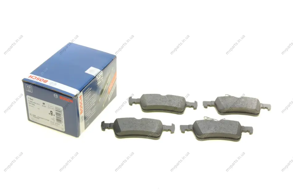 Комплект гальмівних колодок (задніх) Citroen Berlingo 18-/Peugeot 308 1.6 HDi 14- 0 986 494 811 BOSCH 0-986-494-811 (фото 1)