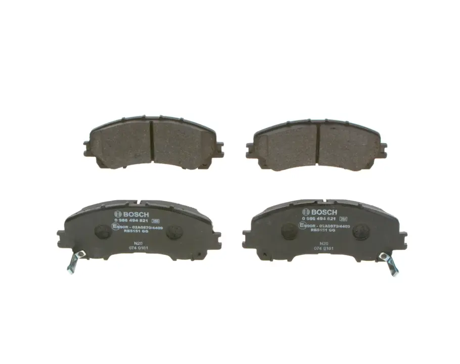 Колодки гальмівні (передні) Nissan X-Trail/Infiniti Q50 13-/Renault Koleos 16- 0 986 494 821 BOSCH 0-986-494-821 (фото 1)