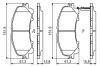 Колодки гальмівні (передні) Nissan X-Trail/Infiniti Q50 13-/Renault Koleos 16- 0 986 494 821 BOSCH 0-986-494-821 (фото 7)