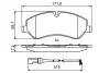 Колодки гальмівні (передні) Ford Transit 2.2TDCi 12- 0 986 494 844 BOSCH 0-986-494-844 (фото 7)